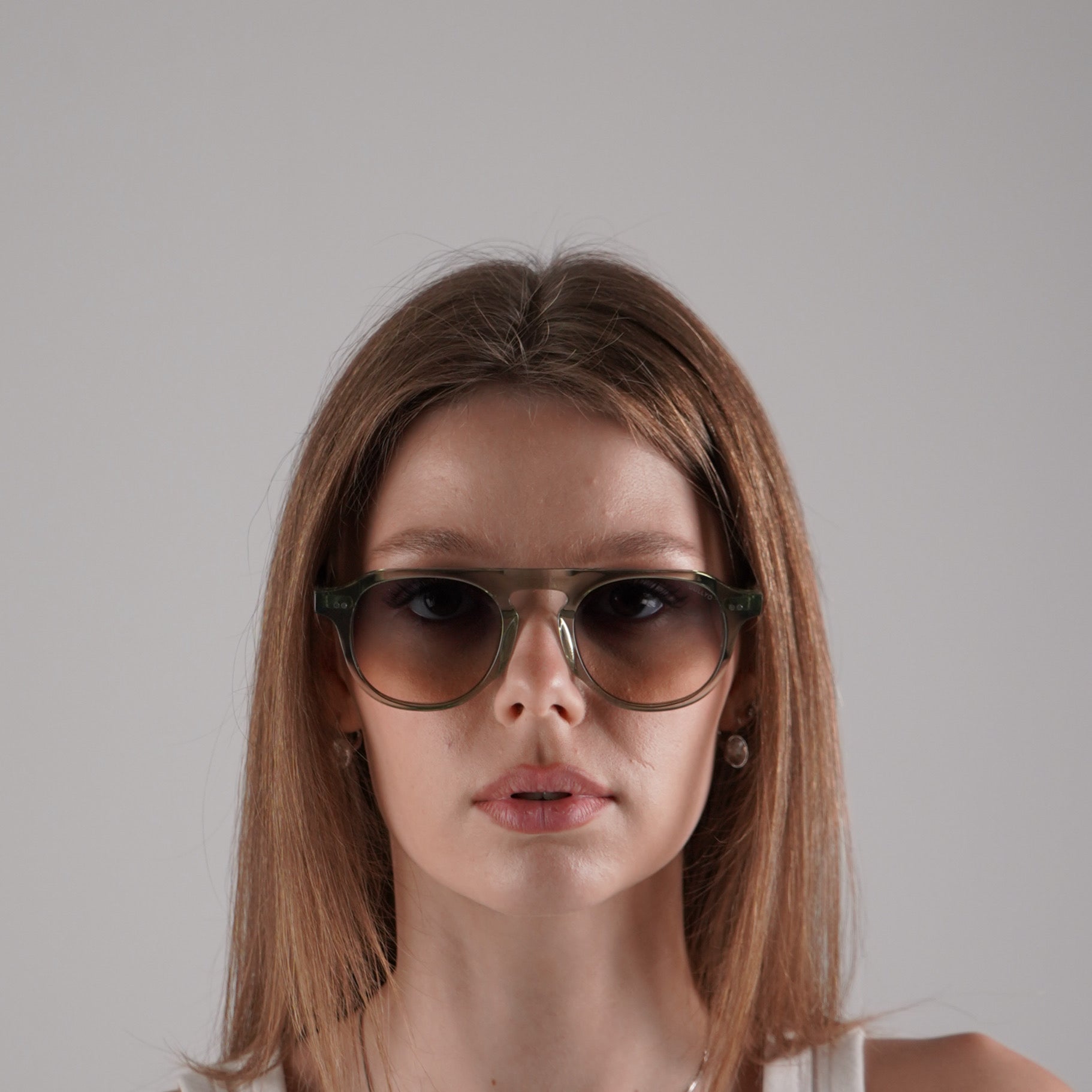 Sunglasses Transparent Green