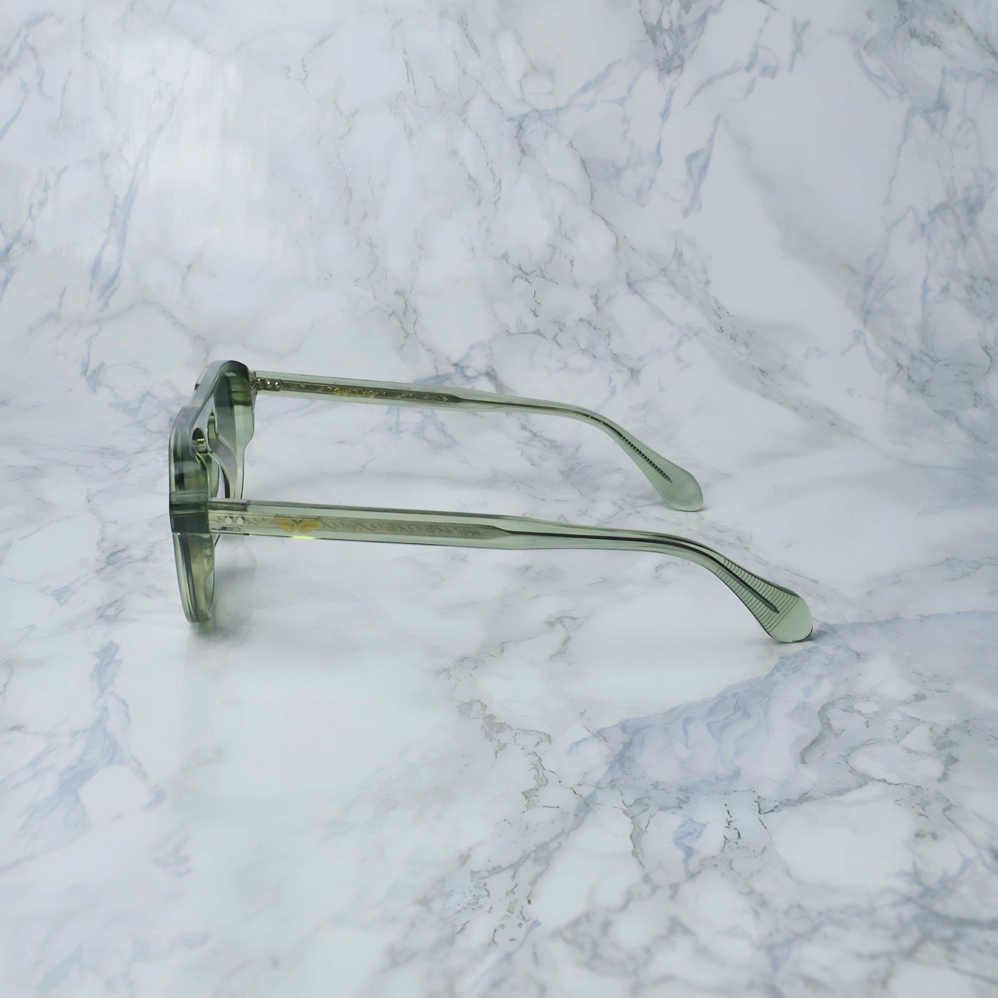 Sunglasses Transparent Green