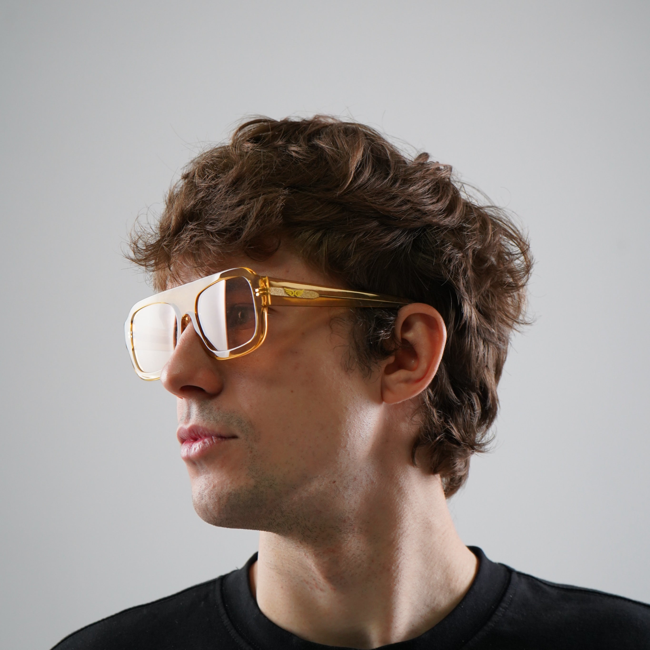 Sunglasses Transparent Beige