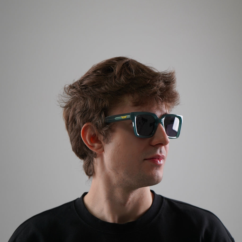 Sunglasses Transparent Green