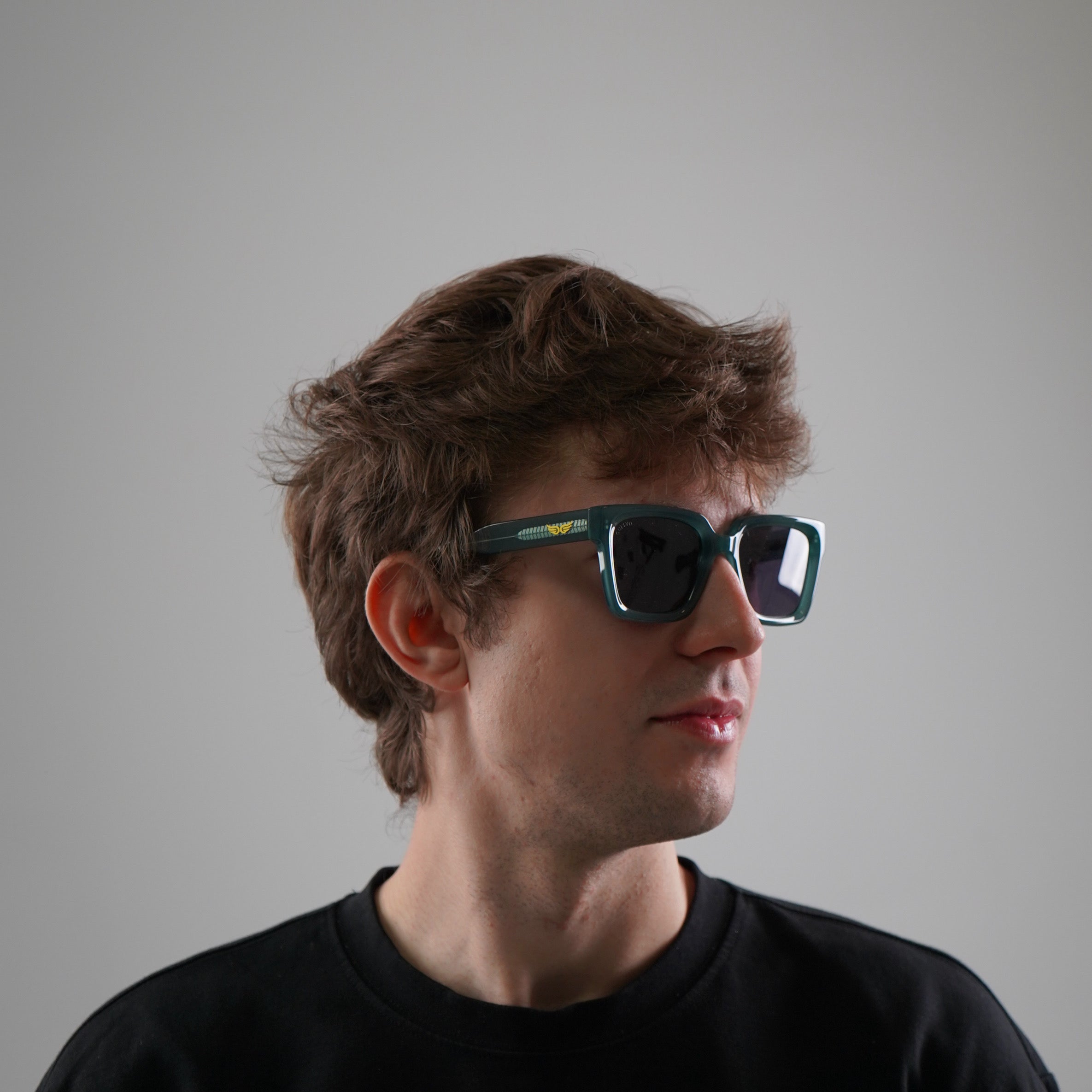 Sunglasses Transparent Green