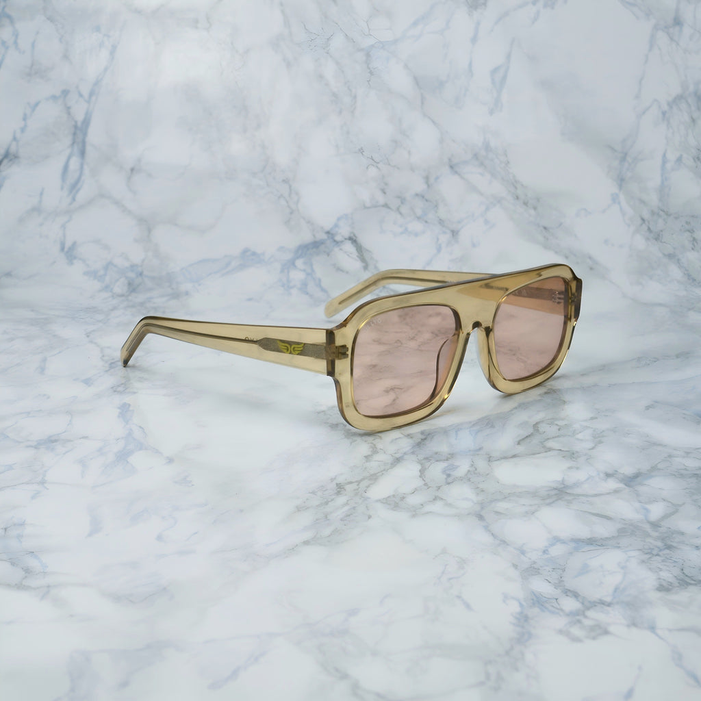 Sunglasses Transparent Beige 