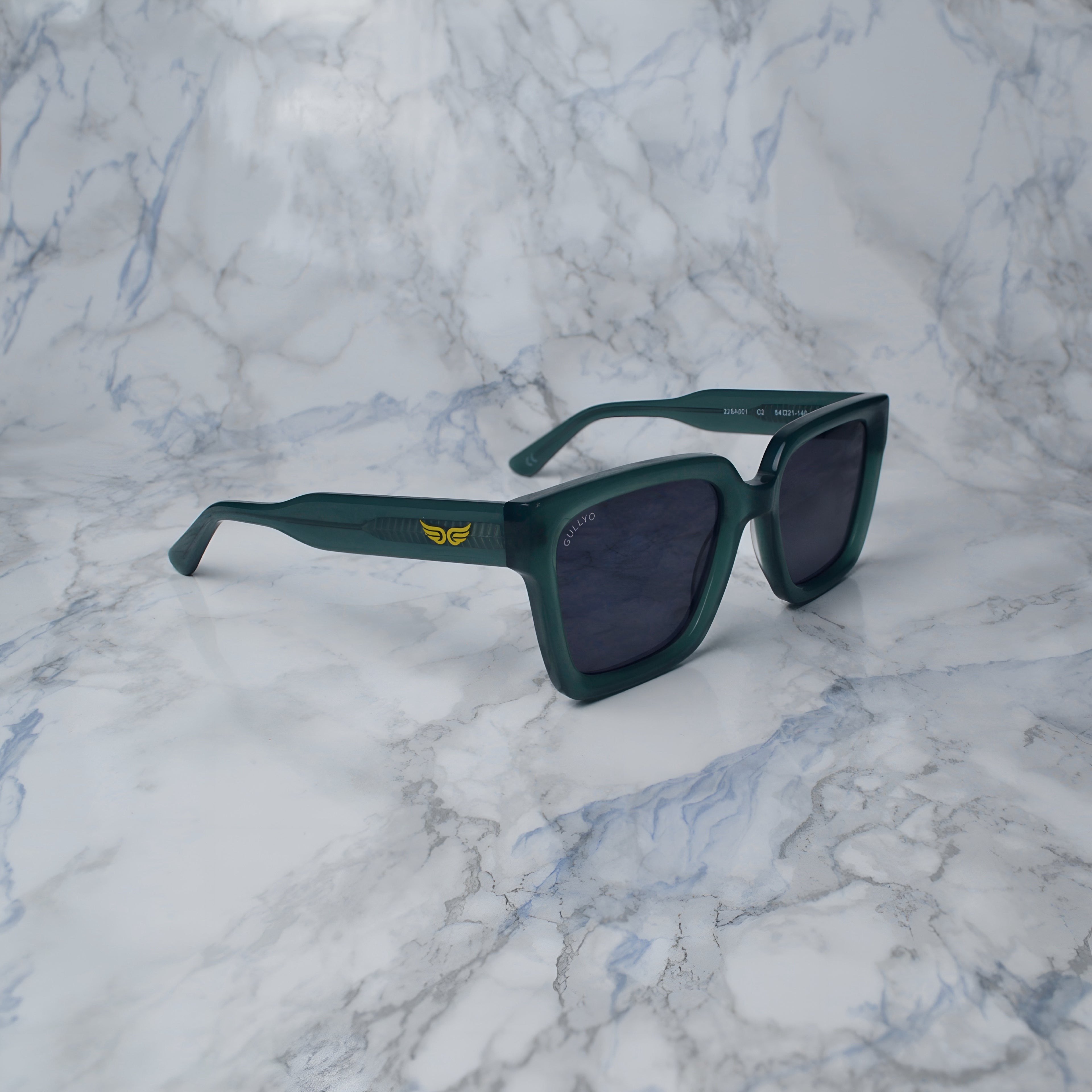 Sunglasses Transparent Green 