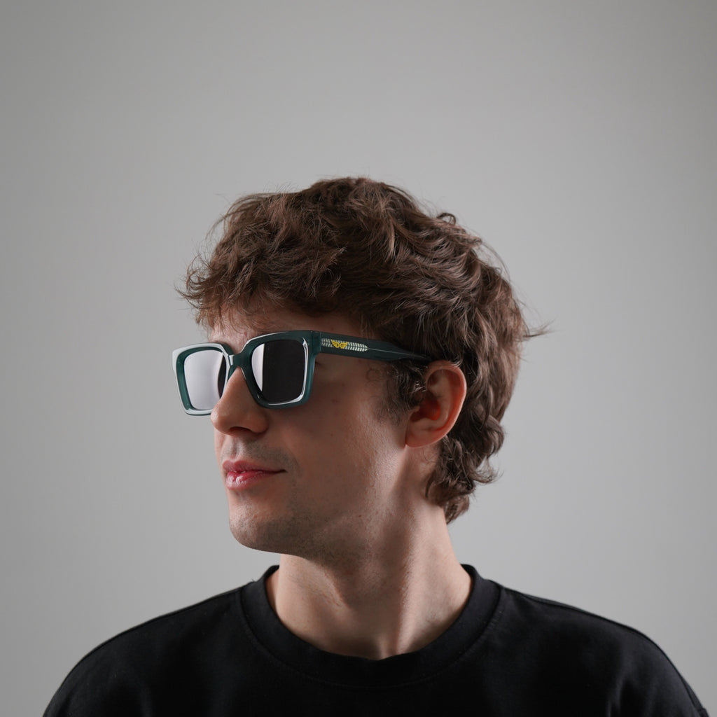 Sunglasses Transparent Green