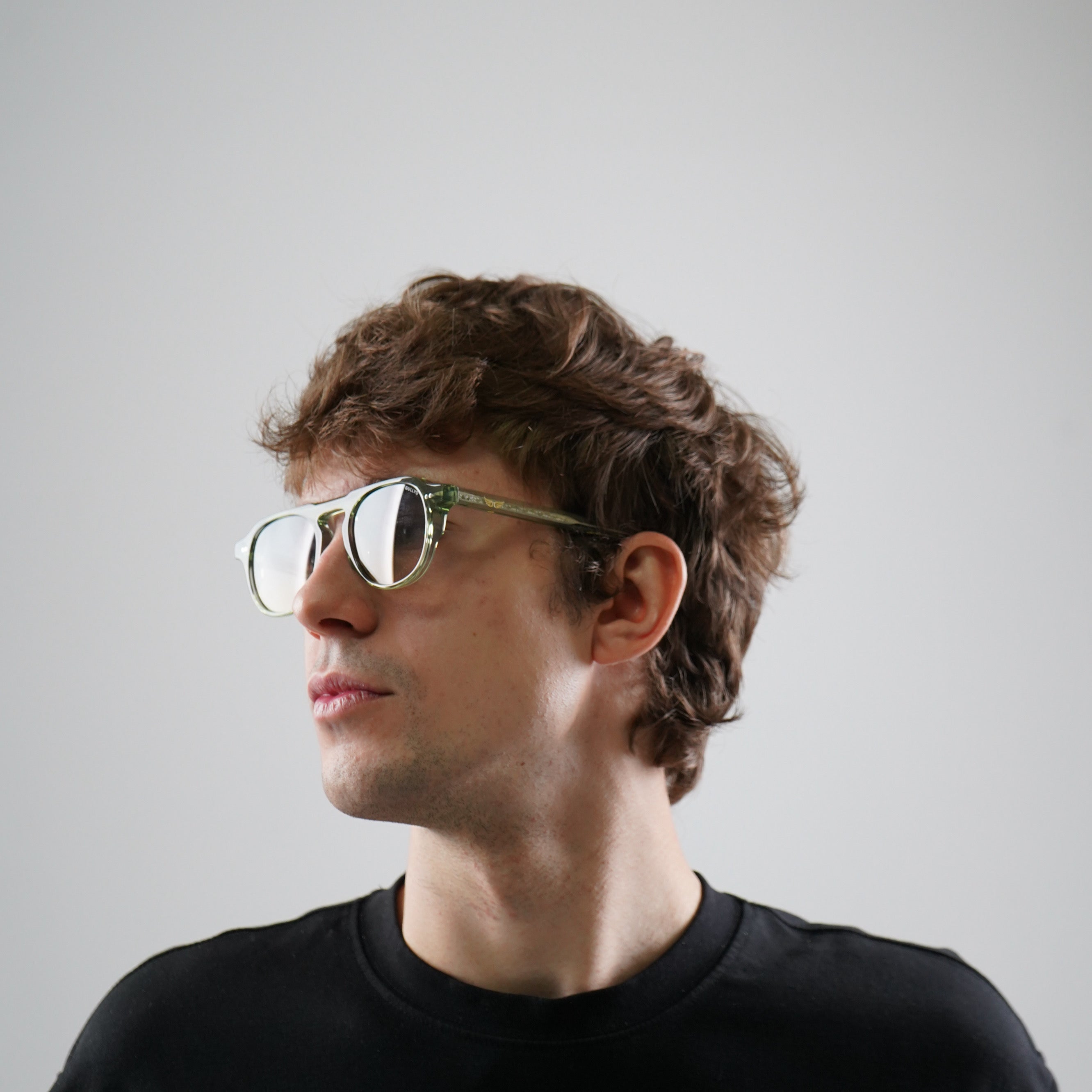 Sunglasses Transparent Green