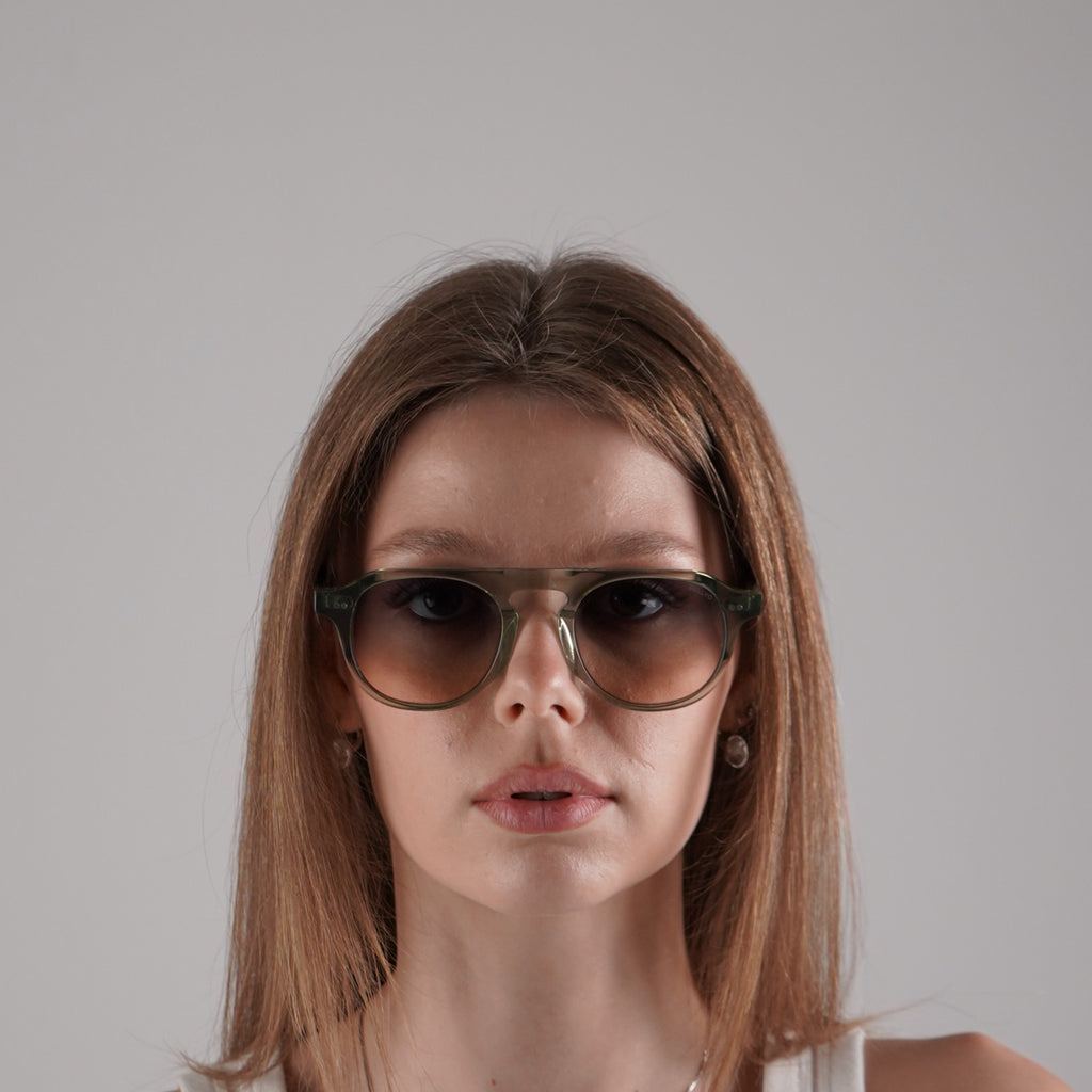 Sunglasses Transparent Green