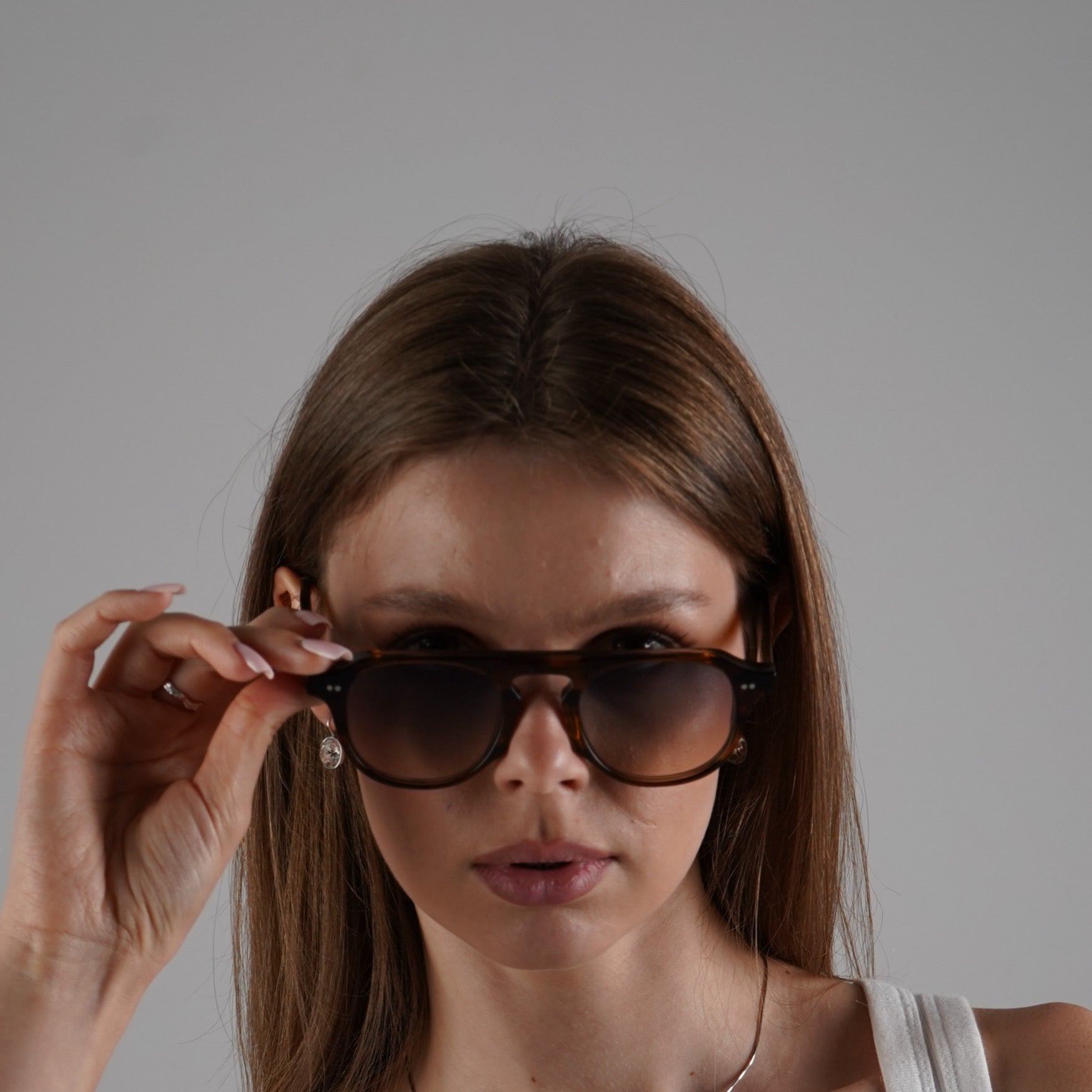 Sunglasses Transparent Brown